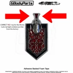 81-88 Monte Carlo Tail Light Lamp Lens Shield Metal Base Emblem Each Gm #5968114. Fixed Price $15.95.