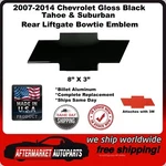 2007-2014 Chevrolet Tahoe Suburban Gloss Black Aluminum Rear Liftgate Bowtie. Fixed Price $78.88.