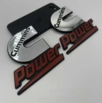 2 Cummins Emblem Decal Stickers Power Diesel Badge Truck 4X4 Logo Ford. Fixed Price $70.00.