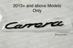 Porsche 996 "carrera" 2013+ Black Emblem Insignia Logo Script 99155923702. Fixed Price $66.95.