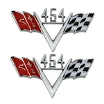2PC New Custom 454 Cross Flag Fender Emblem Set For 1960S Chevy Style Trim. Fixed Price $42.29.