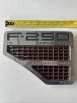 2008-10 Ford F250 Xl Super Duty Fender Vent Emblem Trim Powerstroke Lh. Fixed Price $49.99.