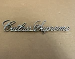 1973-77 74 75 76 Nos Cutlass Supreme Decklid Script Gm 9634814 Trunk Compt. Fixed Price $74.99.