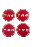 627502RP - Triumph TR6 Wheel Centre Badge Motif Car Set Of 4 Oem Part NO.627501. Fixed Price $14.40.