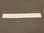 New Oem Mopar Caravan Liftgate Badge Decal Silver 0HS31SA1 1996-2000. Fixed Price $19.95.
