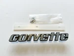 1P Chrome Rear Corvette Emblem Badge For 1976-1979 Chevrolet C3 8 1/4''. Fixed Price $28.95.