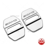 2PCS Stainless Steel Door Striker Cover Lock Buckle Cap For Mercedes-benz Amg. Fixed Price $14.99.
