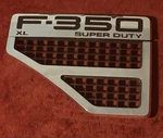 08-10 Ford F-350 Xl Fender Vent Emblem Lh Super Duty Oem. Fixed Price $39.95.