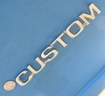 Ford Truck Custom Fender Emblem Oem Chrome Badge 80-86? 81 82 83 84 85?. Fixed Price $24.99.