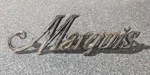 Vintage Metal Mercury Marquis Emblem Badge Script Nameplate Logo Decal Ornament. Fixed Price $15.00.