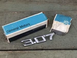 Vintage Nos Chevrolet 69-72 Chevelle 307 Lh Fender Guard Badge 3970625 3968537. Fixed Price $78.40.