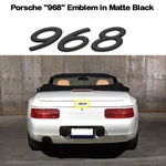 Porsche 968 Black Rear Emblem Badge Genuine 9445592200370C. Fixed Price $98.00.