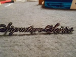 Nos 1980 - 1984 Lincoln Continental Mark Vi Signature Series Roof Pillar Emblem. Fixed Price $69.99.
