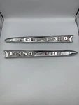 1961 62 Ford F-350 Hood Side Emblem Spears Right & Left C2TB9121012A C2TB9121013. Fixed Price $99.55.