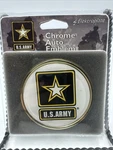 Elektroplate U.s. Army Chrome Auto Emblem: Seal, Black Metal. Fixed Price $15.99.