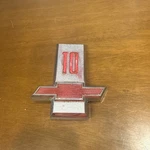 1963 Chevrolet C-10 Truck Fender Emblem Red Bowtie 3818127 Gm Oem. Fixed Price $29.99.