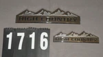 2 Oem 14-19 Chevy Silverado High Country Tailgate & Door Emblem Badge Chrome. Fixed Price $30.00.