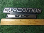Oem Ford Expedition Xlt Gold Emblem F75B-16B114-AB Logo Nameplate Decal 6S8. Fixed Price $17.99.