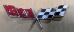 New Repo 1979 Corvette Gas Door Emblem Replaces Gm #471295 Fuel Trim. Fixed Price $59.99.