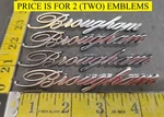 (2) Vintage Mercury Ford Brougham Emblems C7MB 5450400 CE121. Fixed Price $8.00.