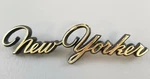 Chrysler "new Yorker" Gold Script Metal Emblem Badge Letters Vintage. Fixed Price $17.99.