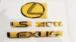 Fits New Lexus LS400 Complete Emblem Rear Trunk Kit Word 24K 1999 2000. Fixed Price $341.99.
