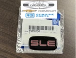 New Oem Exterior- Cab- Emblem Badge Sle Nameplate Gmc 15036134. Fixed Price $26.95.