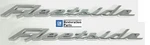 Pair Chrome Fleetside Emblems & Hardware For 1958-59 Chevy Truck Bed Script. Fixed Price $129.99.