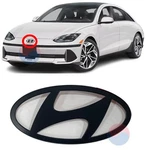 Genuine Oem Matte Black Front Emblem Badge 86305 KL210 For Hyundai Ioniq 22 26. Fixed Price $47.00.