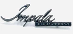 Vintage Chevrolet Impala Custom Sail Panel Nameplate Emblem X1. Fixed Price $47.49.