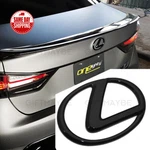 Lexus Trunk Logo Badge Emblem Car Exterior Replace Gloss Black F-sport Is Gs. Fixed Price $29.99.