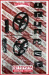2010-2024 Toyota 4RUNNER SR5 Blackout Emblem Overlay Kit Gen Oem PT948-89180-02. Fixed Price $138.90.