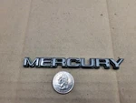 Mercury Oem Machined Vintage 4 5/8" Emblem Badge Logo Nameplate E66B-8C302-BA. Fixed Price $13.99.
