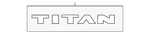 Genuine Nissan 2017-2017 Titan Nameplate 80893-EZ00A. Fixed Price $122.30.