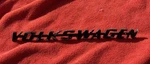 Vintage 1960S/70S Vw Beetle Script Volkswagen Emblem 853687B 113 Painted Oem. Fixed Price $33.00.