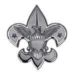 Bsa Scouting America Chrome Auto Emblem Boy Scouts Of Metal 3". Fixed Price $39.99.