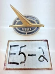 1963 1964 1965 Ford Falcon Futura Roof Pillar Emblem Badge C3DB-62517A56-A E5-2. Fixed Price $18.00.