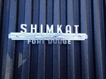 Shimkat Fort Dodge, Iowa Mopar Dealer Pot Metal Trunk Emblem, Nice! Plymouth. Fixed Price $75.00.