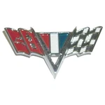 Goodmark Fender Emblem 'v-flags' Fits Camaro Chevelle Chevy Ii GMK4030130644. Fixed Price $47.42.