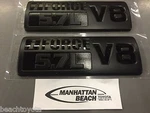07-21 Tundra Trd Pro Iforce 5.7L V8 Black Painted Emblems Set Of Oem New!. Fixed Price $55.75.