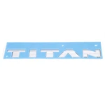 Oem 2017 Nissan Tailgate "titan" Emblem In Chrome Rear New 93490-EZ00B. Fixed Price $41.70.