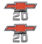 Trim Parts 9526 Front Fender Emblem Set For 1967-1968 Chevy And Gmc Trucks. Fixed Price $96.98.