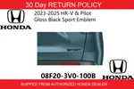 2023-2025 Hr-v & Pilot Genuine Honda Gloss Black Sport Emblem 08F20-3V0-100B. Fixed Price $40.63.