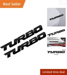 Stylish 3D Turbo Car Emblem Badges Easy Self-adhesive Installation. Fixed Price $13.64.