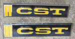 1969 - 1972 Chevy Blazer Cst Door Emblem Script Pr 3904409 Used Yellow / Black. Fixed Price $65.00.