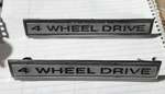 #3927801 1968 69 70 71 72 4 Wheel Drive Used Emblems Badges Chevy Gmc Pair. Fixed Price $30.00.