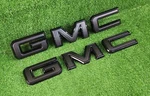 Fit For 2020-2024 Gmc Sierra 1500 2500HD 3500HD Front & Rear Emblem Black 2PCS. Fixed Price $77.35.