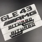 Matte Black GLE43 Amg Biturbo 4MATIC Trunk Emblem Badge Sticker Mercedes. Fixed Price $35.87.