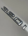 Oem Bmw 79-83 320I Rear Trunk Nameplate Badging Complete Metal 51141869972. Fixed Price $32.00.