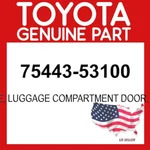 Toyota Genuine 75443-53100 Plate Luggage Compartment Door NO.3 7544353100 Oem. Fixed Price $43.95.